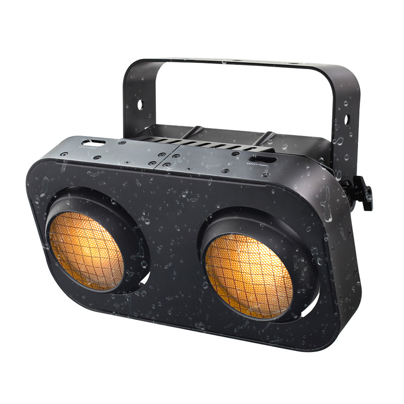2 yeux LED Cob lumière COB 200w public aveugle 2 yeux aveugle lumière de scène de studio Strobe lumière
