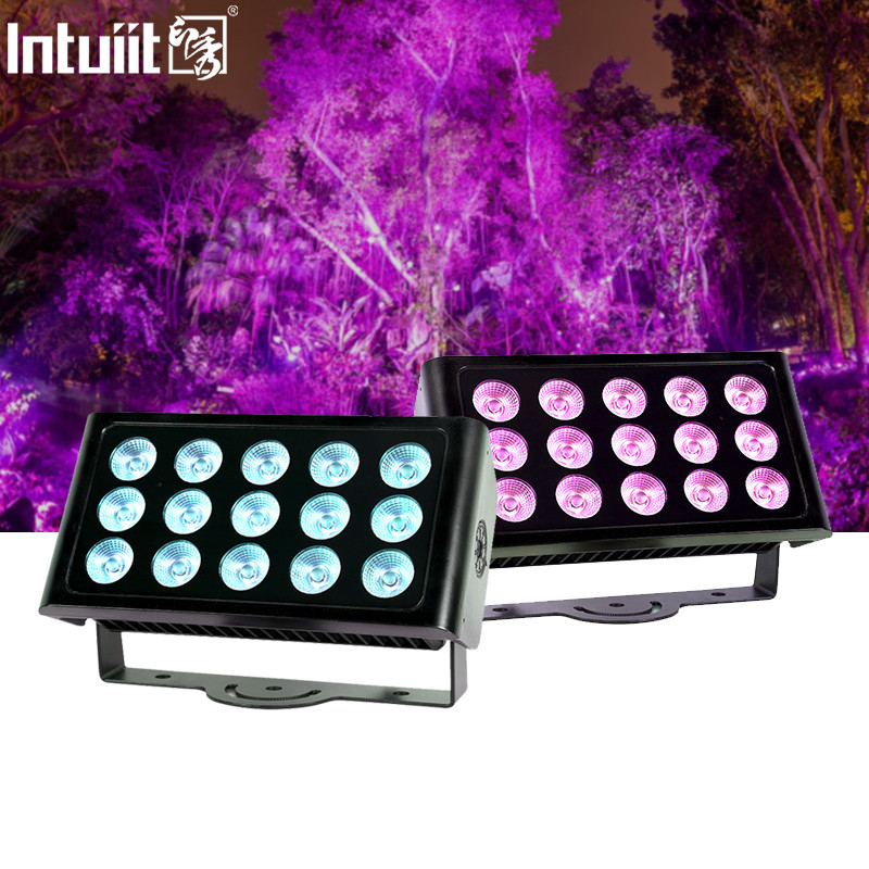 80W extérieur IP65 Carré DMX RGBW LED Flood Light Pour la façade du bâtiment