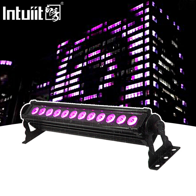 12X3W Lumière de lave-vaisselle extérieure LED IP65 imperméable à l'eau DMX RGB LED Lumière de lave-vaisselle linéaire pour éclairage de façade de bâtiment architectural