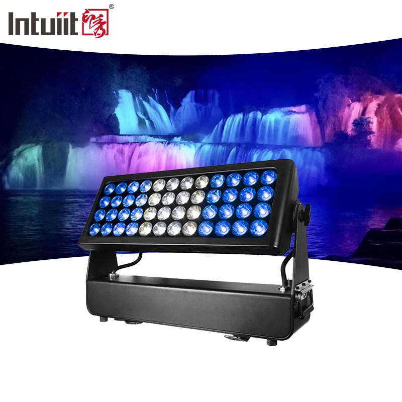 IP65 imperméable à l'eau extérieur RGBW LED Bar Wall Wash 1500W City Flood Strobe DJ Matrix Light Aluminium Éclairage de scène bâtiment