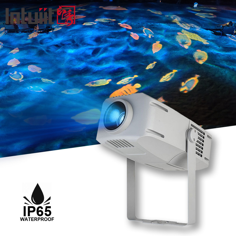 Projecteur gobo de 400W IP65 luminosité publicité LED extérieure logo de Noël gobo lumières publicitaires