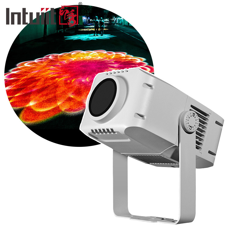 Lumières de publicité IP65 étanches à l'eau pour l'extérieur Logo Gobo Projecteur 100W LED HD Bright Sign Wall Projection Lamp