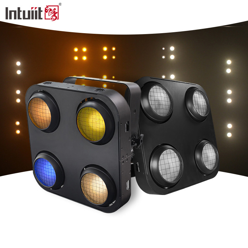 4X90W 4 Eye Led Cob Blinder Light Ambre Blanc chaud 2In1 Ip65 étanche à l'eau