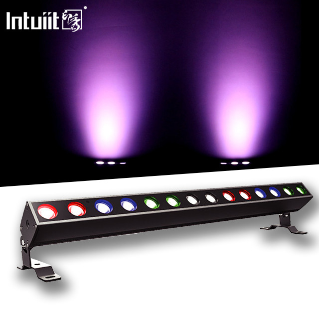 Dmx 14X10W RGBW 4in1 Lumière de scène intérieure à l'extérieur Led Wall Washer Lumières de scène