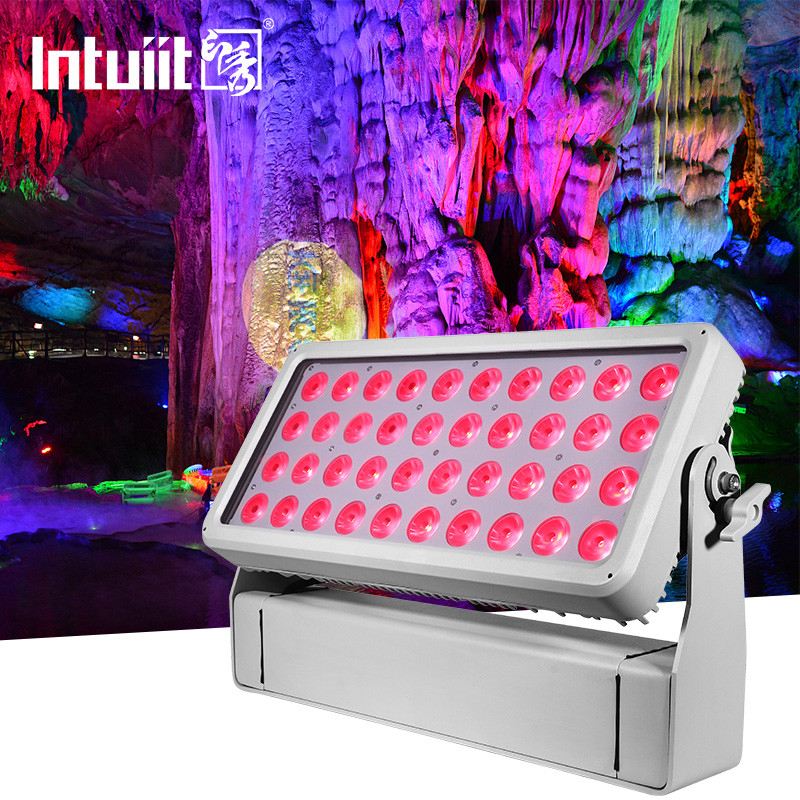 Couleur de la ville 400W Lumière d'inondation de lavage extérieur Lampes de scène Lampes de lavage LED RGBW
