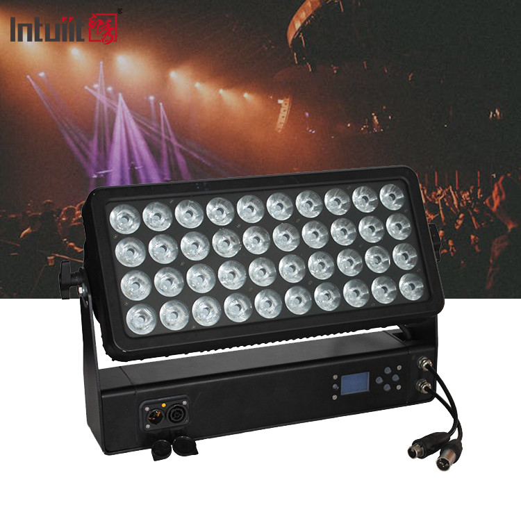 IP65 à l'extérieur imperméable à l'eau 400W RGBW 4In1 ville couleur LED Wall Wash Light pour le bâtiment