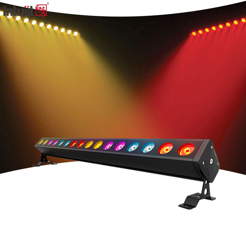 16*5W LEDs Éclairage de scène En aluminium DMX LED Strobe Lumières de mur Laveuse