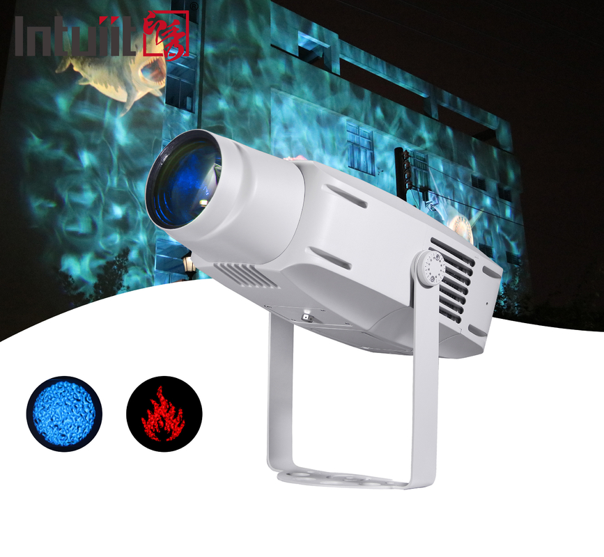 400W imperméable à l'eau IP65 LED Wave Water Gobo Projector Light DMX512 Mode de commande effet de faisceau pour les rues commerciales et les parcs à thème