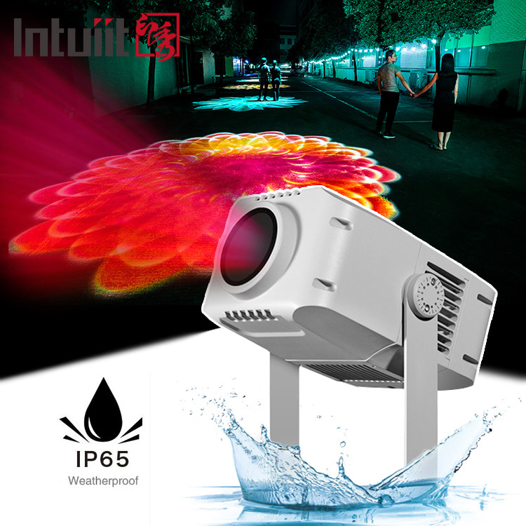 Source lumineuse LED Proyecteur Gobo extérieur 100W Proyecteur Gobo rotatif sur mesure