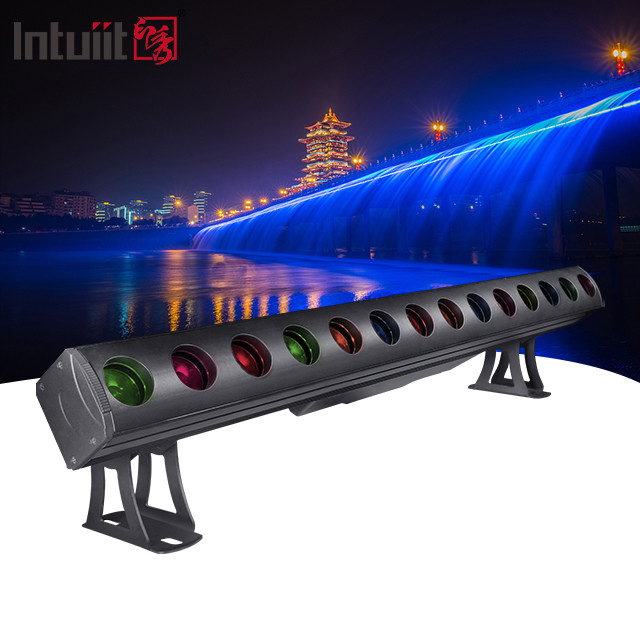LED Pixel Bar Light 14x15W RGBW Décoration extérieure du bâtiment du club IP65 Lave-murs