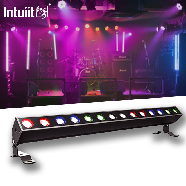 IP65 résistant à l'eau RGBW 4in1 14x10w Pixel Bar LED Lave-murs DMX512 Contrôle Blanc pour mariage DJ Faisceau éclairage de scène