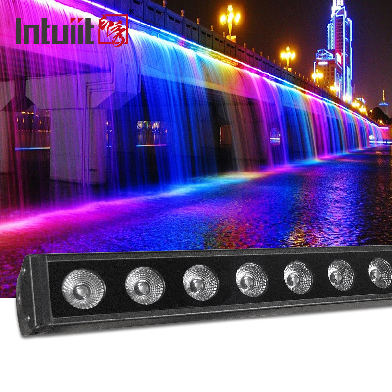 DMX RGBW Changement de couleur 16x5w Laveuse à barres IP65 Led Laveuse murale extérieure