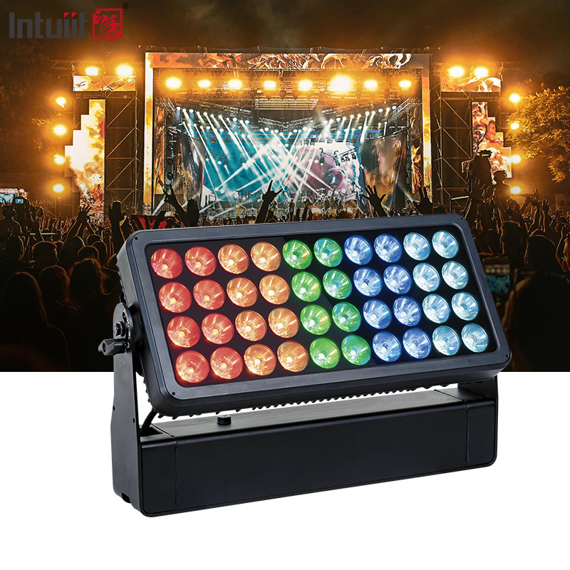 IP65 étanche à l'eau à l'extérieur 40X10W Rgbw 4in1 Led City Color Led Wall Wash Light