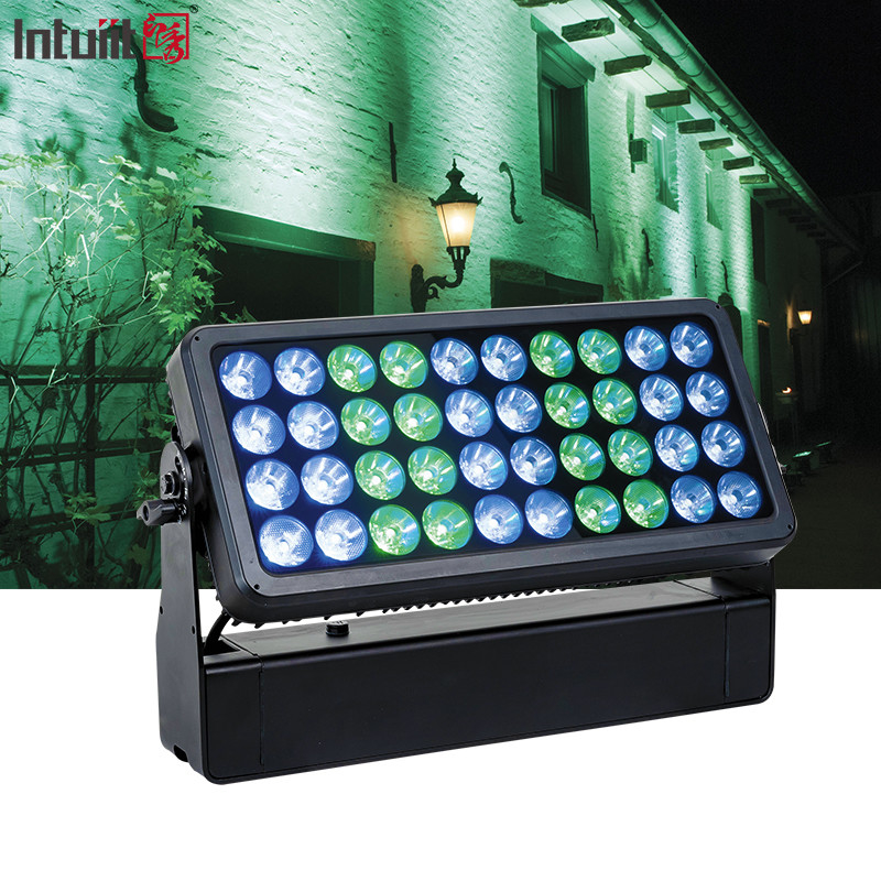 IP65 étanche à l'eau à l'extérieur 40X10W Rgbw 4in1 Led City Color Led Wall Wash Light