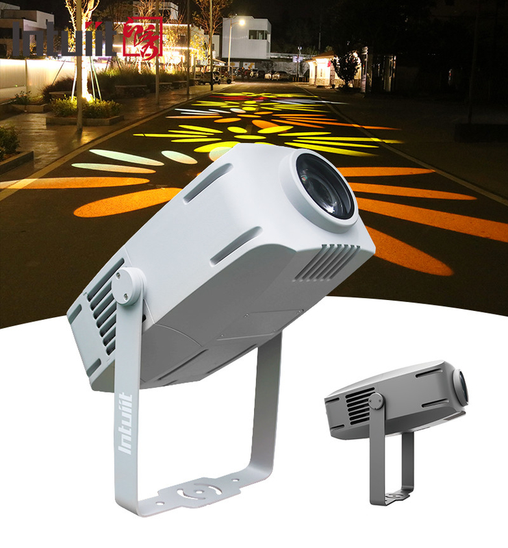 Projecteur Gobo extérieur 200w Projecteur publicitaire LED rotatif étanche IP65 Logo Projecteur Gobo