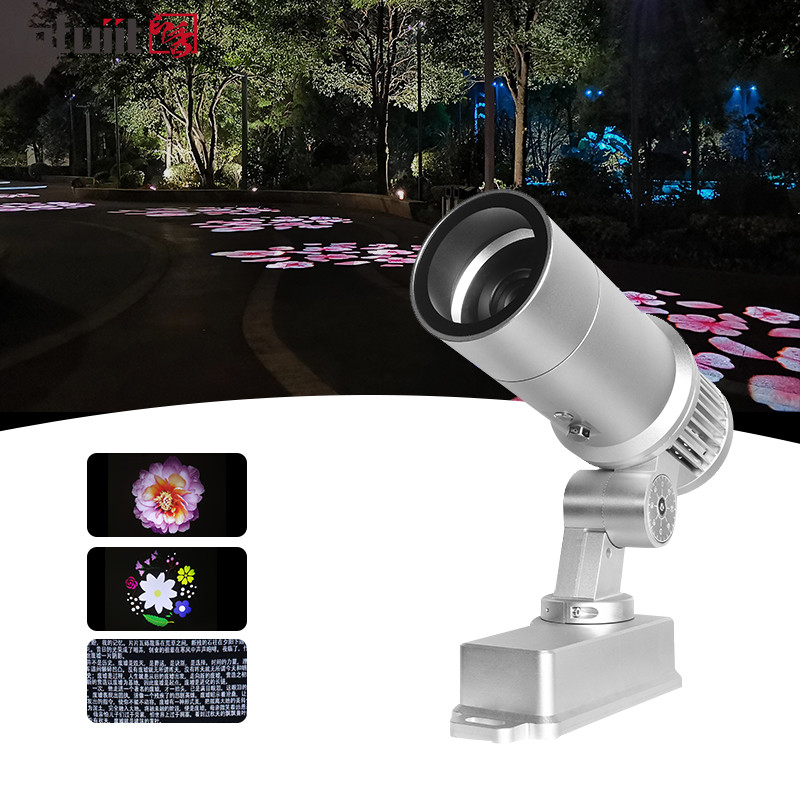Lumière de projecteur Gobo pour publicité extérieure imperméable à l'eau 60W Lumière de logo Gobo