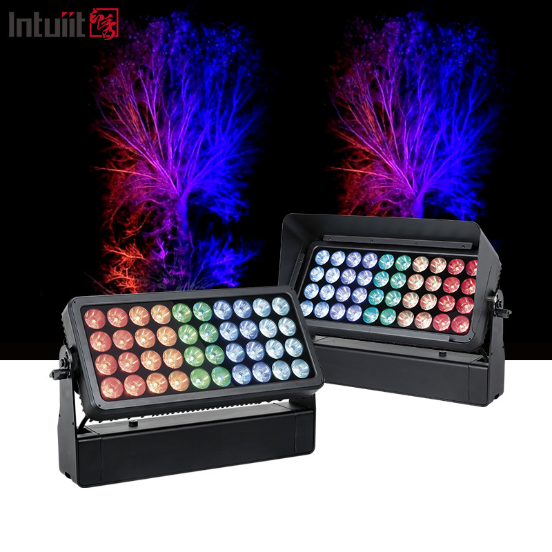 Couleur de la ville LED 40X10W RGBW 4in1 étanche à l'eau Led Wall Wash Lumière extérieure bâtiment architectural Inondation de la ville Couleur de la lumière
