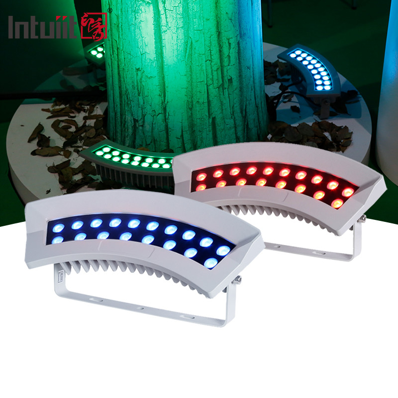 Nouveau DMX LED éclairage d'arbre en aluminium 36W IP65 jardin extérieur projecteurs d'arbre paysage