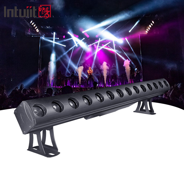 Lampes extérieures 14x15W Lampes de lavage de murs IP65 Dmx Control Rgbw Led Wall Washer Effect Éclairage de scène Pour la fête de bar disco