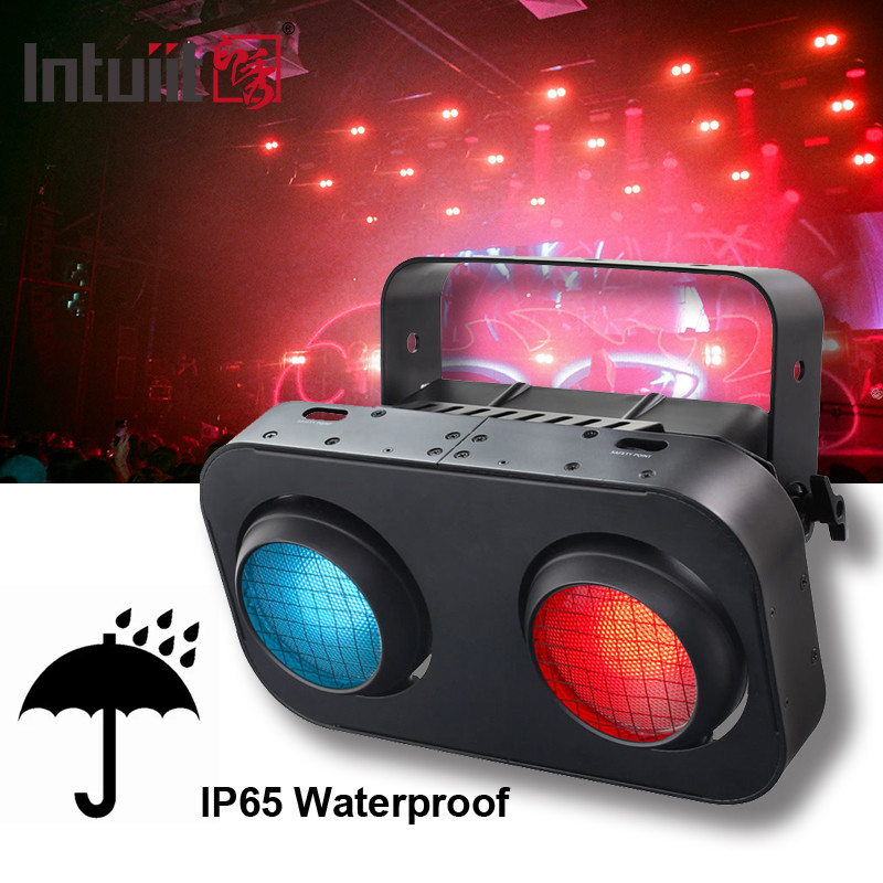 Super lumineux Blanc chaud 100W Deux yeux 200w Public aveugle Lumière de scène COB LED Équipement d'éclairage pour l'événement de fête
