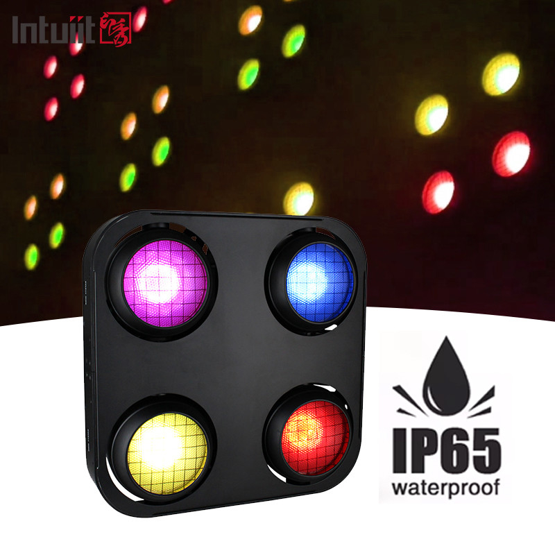 Ip65 400W Ambre Blanc chaud à LED Cob Audience Blinder Lumière extérieure imperméable à l'eau Blinder 4 yeux