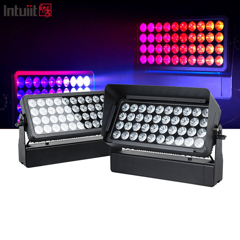 Lumière de ville à LED de couleur 400W bâtiment architectural extérieur Led Wall Washer Light 40pcs 10w Rgbw 4in1 Lumière extérieure de lavage de mur