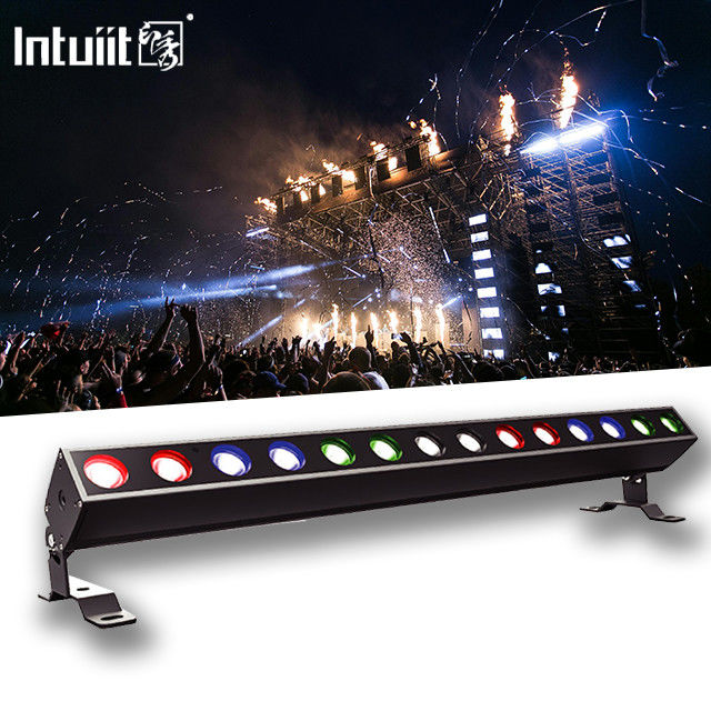 DMX512 14*10w RGBW 4in1 Pixel Led Bar de lave-murs IP65 résistant à l'eau Dj Mariage Événements de la ville Scène extérieure Led Wash Light