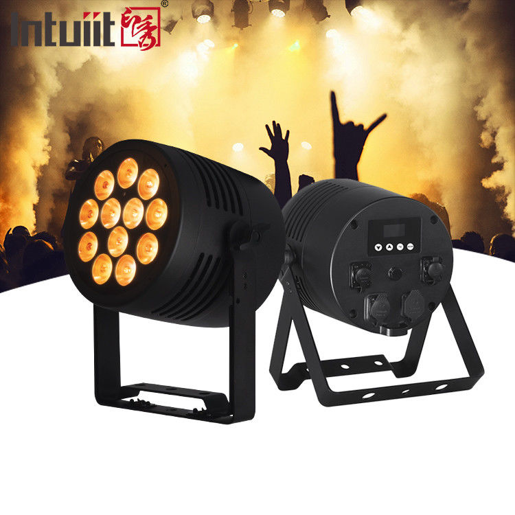 12x20W RGBWAUV 6in1 DMX Control LED Par Light Les lumières de scène du club DJ