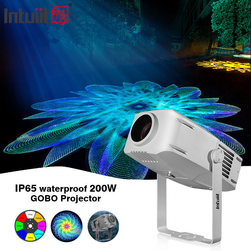 Projecteur Gobo 200W Extérieur Ip65 Lumière Publicité Logo Led Lumière Projecteur Gobo Entrepôt Lumières publicitaires
