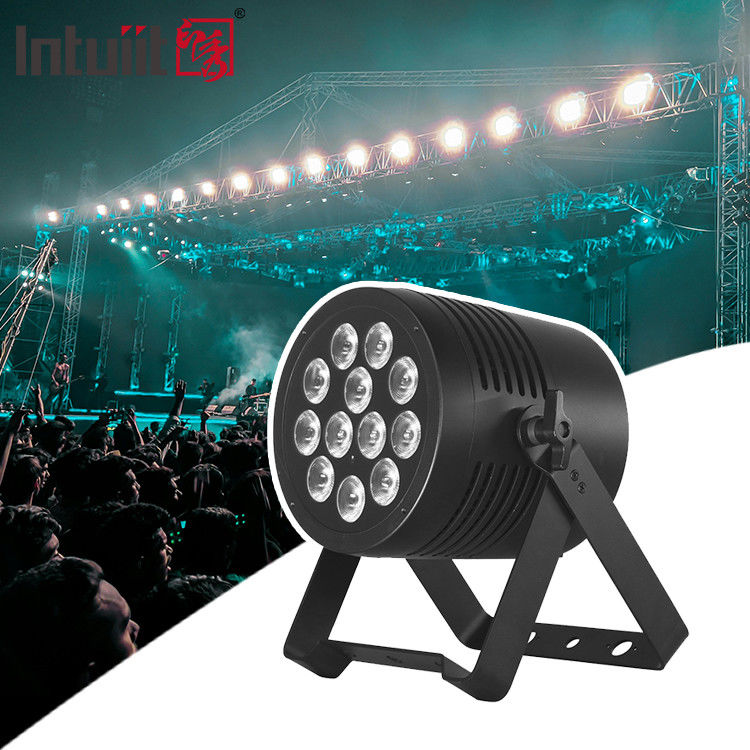 Lumières de scène LED extérieures DMX 12pcs*20W 6 en 1 RGBWA UV Par résistant à l'eau Lumière pour mariage / Scène / Disco / Concert