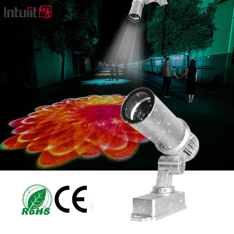Proyecteur de logo Gobo IP65 étanche à l'eau Lumière de Noël extérieure 60w LED Proyecteur de logo Gobo Extérieur Publicité Lumière
