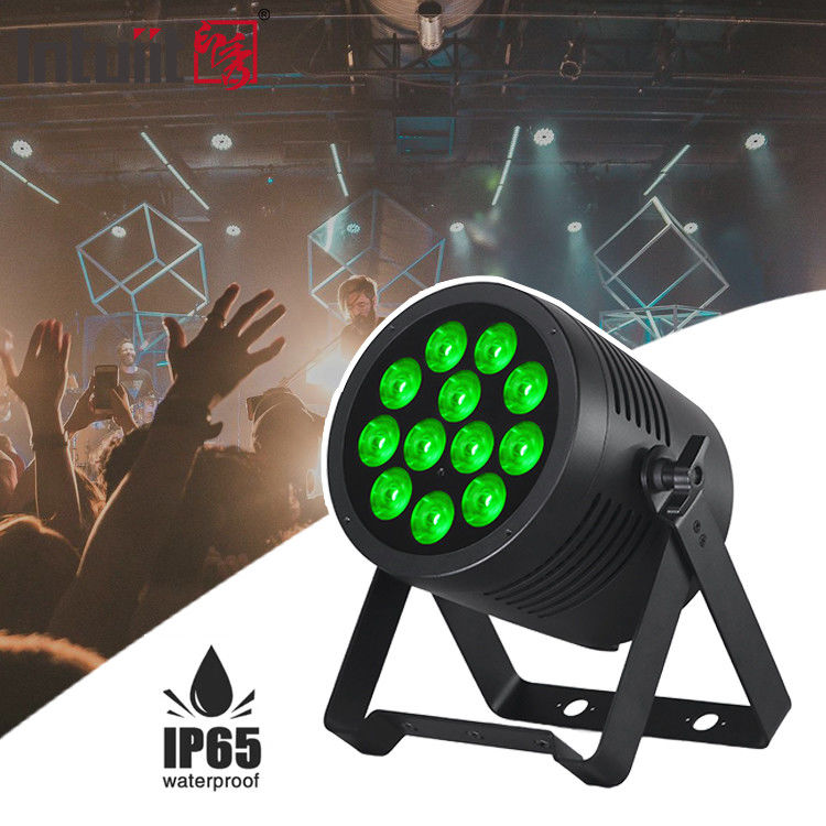 12x20w éclairage de scène Par imperméable à l'eau RGBWA UV LED éclairage PAR DMX IP65 extérieur DJ éclairage de scène