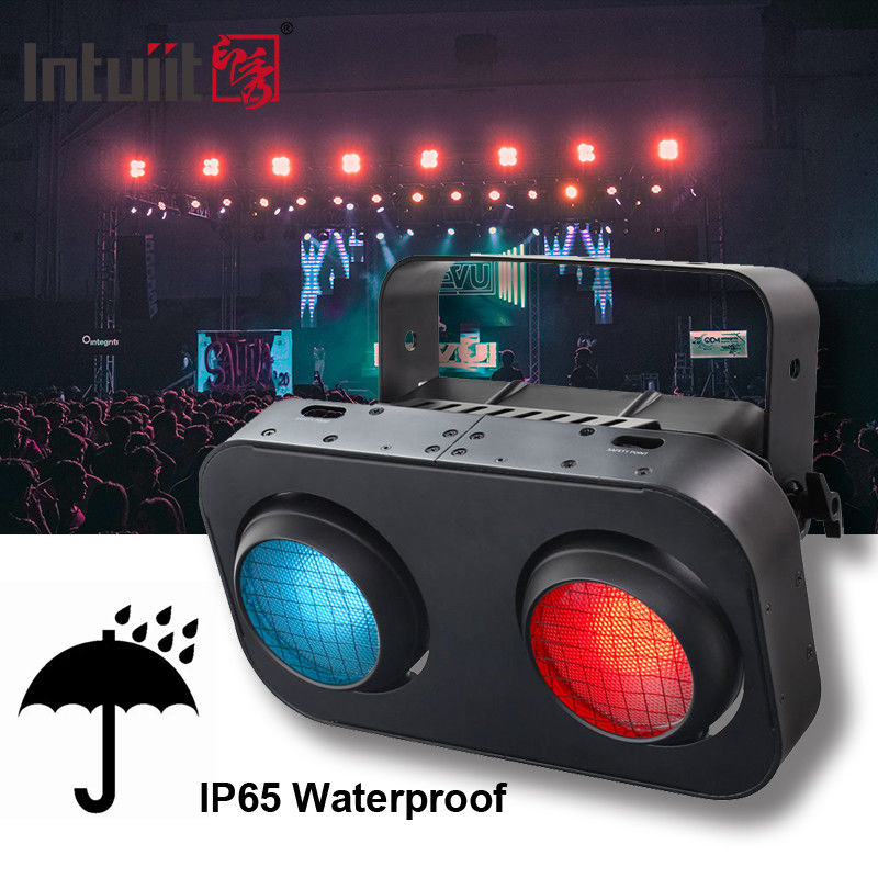 Éclairage de scène 200w Led Cob 2 yeux chaud éclairage de studio blanc nightclub