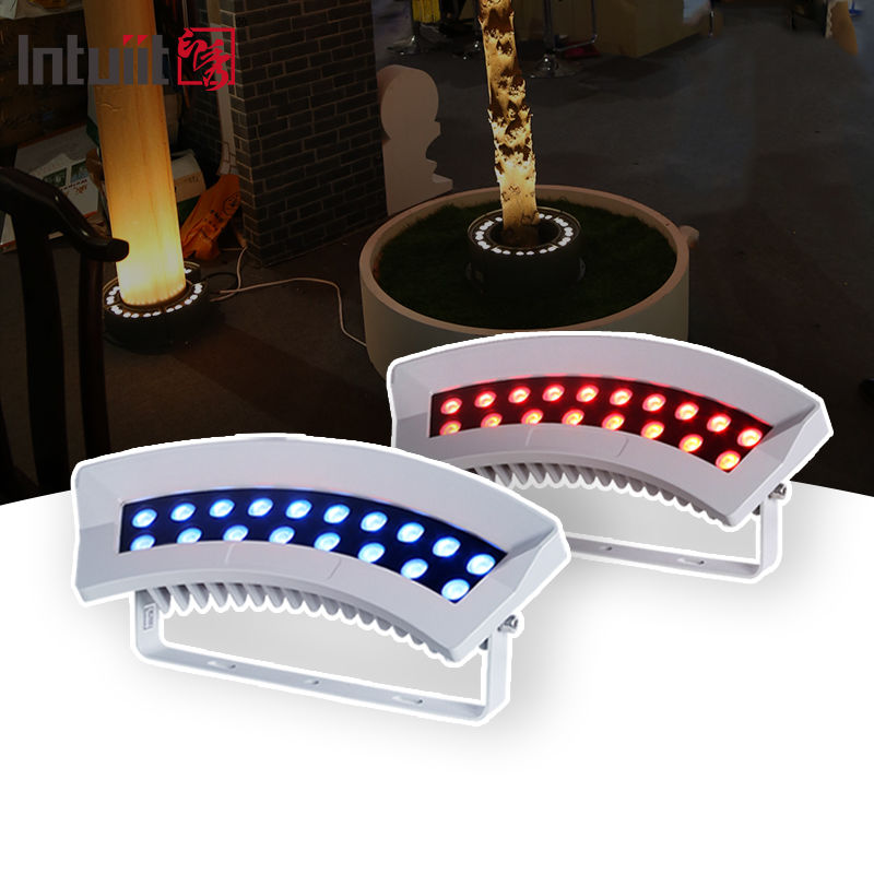 RGBW 36W extérieur jardin LED éclairage de l'arbre de câlin IP65 imperméable à l'eau Colorant Spot Light Aluminium Aluminium éclairage de l'arbre de câlin