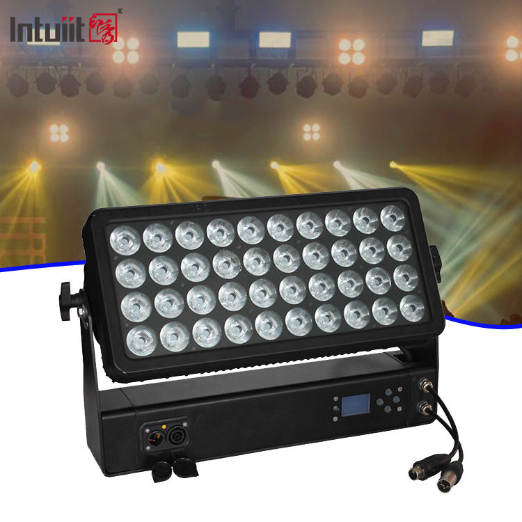 Projecteur mural LED RGBW 4 en 1 étanche couleur 400W pour éclairage paysager de scène, événement, concert DJ