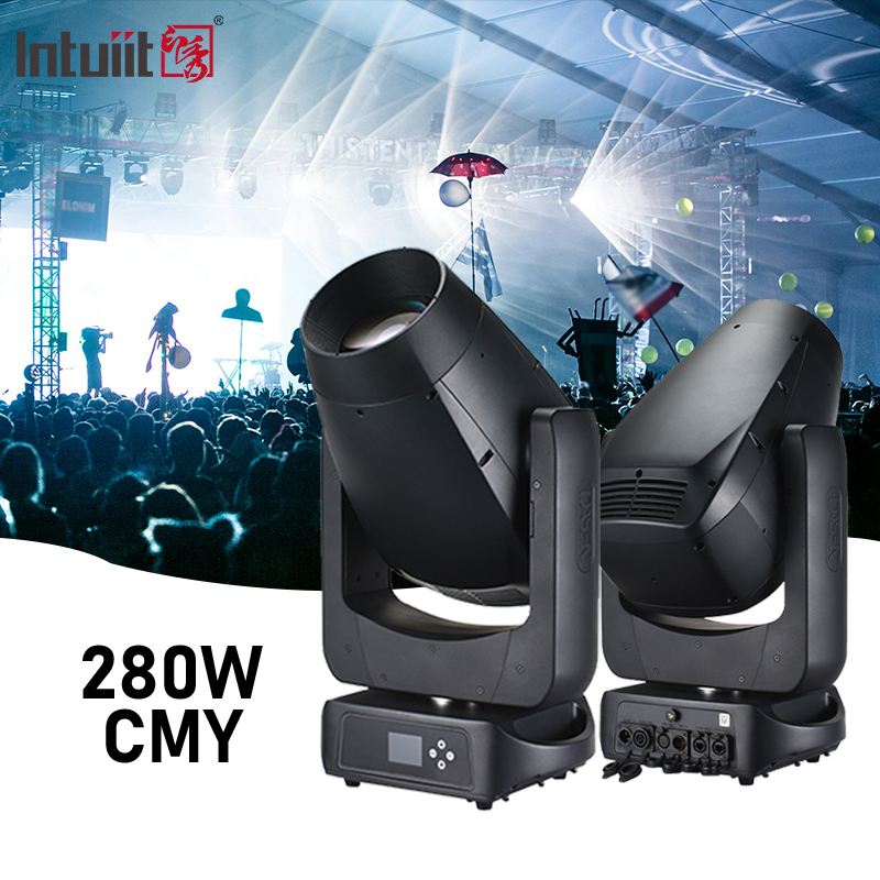 Projecteur asservi LED extérieur IP66 étanche 280W CMY Beam Spot Wash BSW