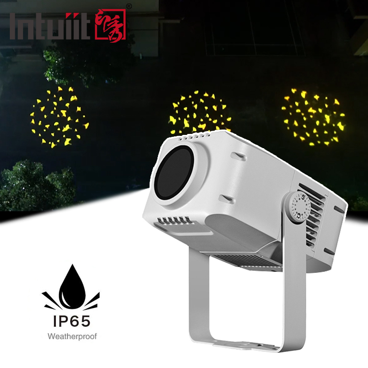 Projecteur Gobo personnalisé de 100w Ip65 haute luminosité publicité LED extérieure de Noël Projecteur de logo Gobo