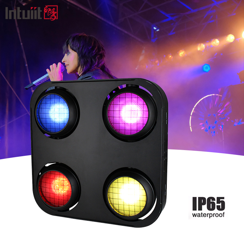 4X90W 4 Eye Led Cob Blinder Light Ambre Blanc chaud 2In1 Ip65 étanche à l'eau