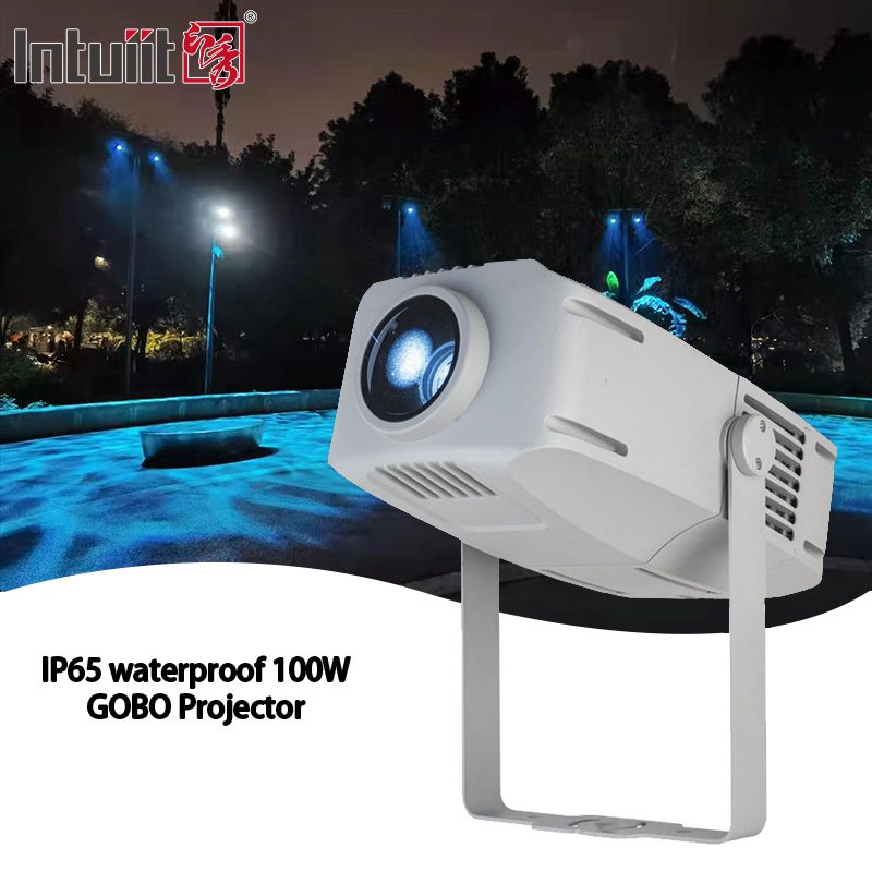 100W effet d'onde d'eau Lumières ondulatoires océaniques extérieures IP65 Led Gobo Projecteur pour bâtiment publicitaire avec lumière d'onde d'eau