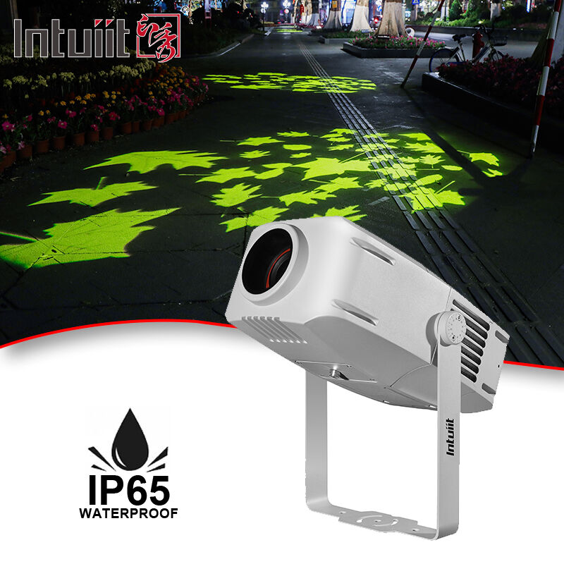Outdoor Waterproof Pattern LED 400W Gobo Image Logo Projector Light for Plaza Christmas Festival Advertising