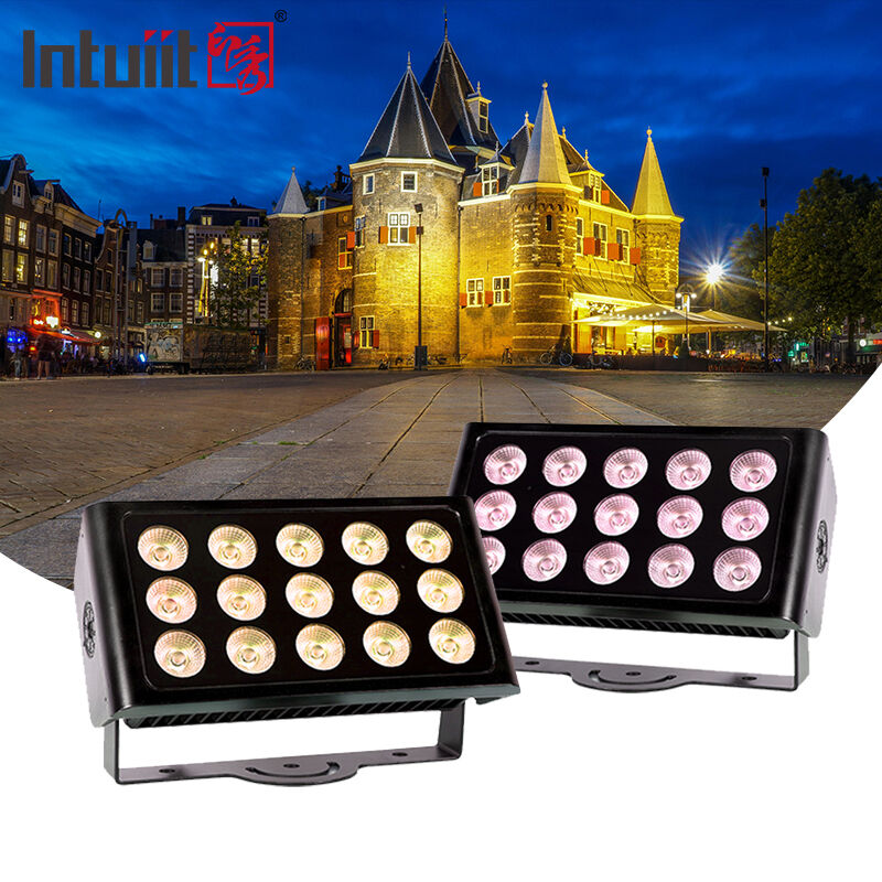 LED IP65 étanche à l'eau à l'extérieur 80w RGBW 4in1 Laver City Color Lights DMX512/ Contrôle automatique pour DJ Disco Party Club