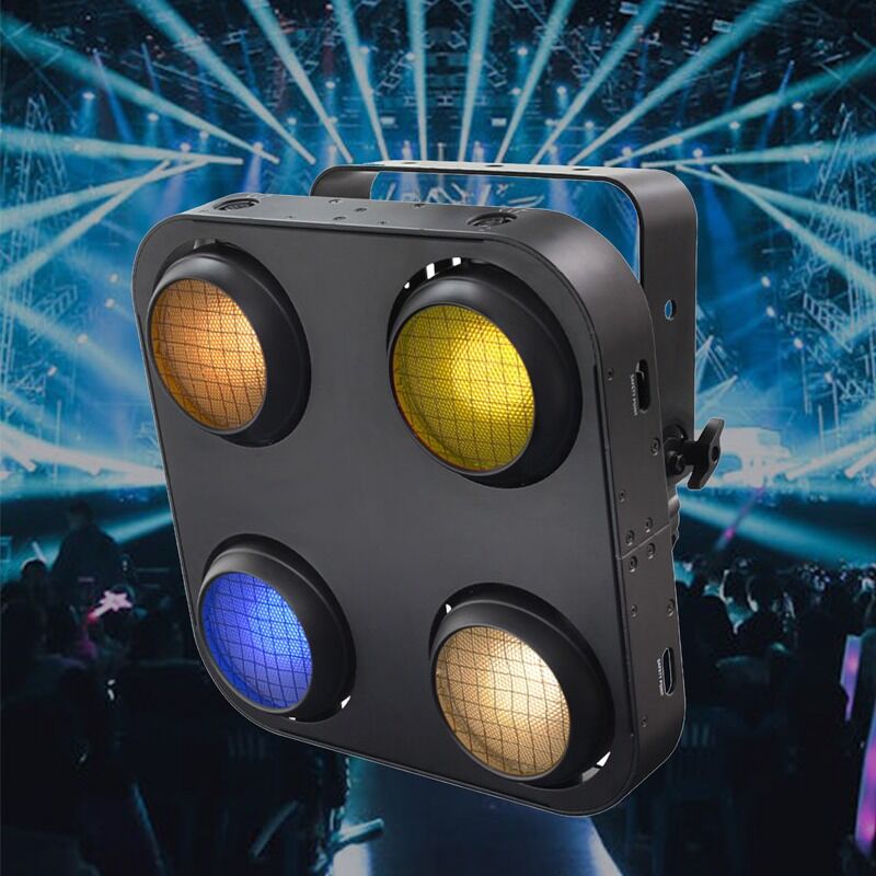 Projecteurs d'audience COB Blinder 4 yeux IP65 étanches avec option 400W Quatre yeux 4x100W Led DMX Stage Light