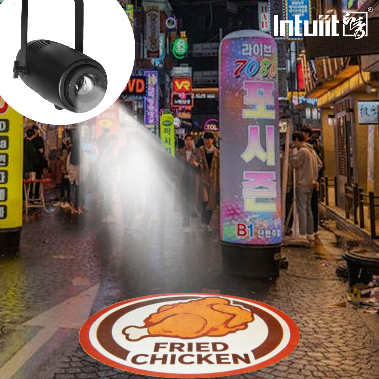 60W LED Logo GOBO Proyecteur Ip65 Lumière imperméable Hôtel Entreprise magasin Publicité de mariage Utilisation intérieure et extérieure