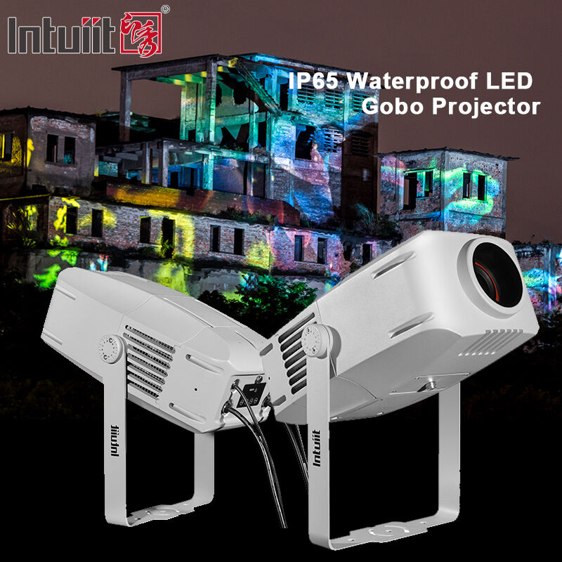 Projecteur Gobo personnalisable 400W, étanche IP65, lampe avec logo personnalisé, lumière publicitaire LED