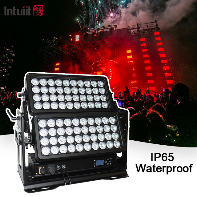 Éclairage de lave-vaisselle extérieur à double LED IP65 800W RGBW DMX City Hotel Garden