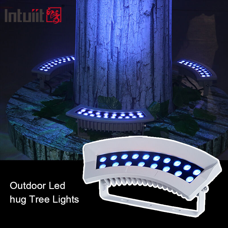 Professional 36W RGBW LED Landscape Flood Light IP65 Lumière d'arbre extérieure pour projet d'architecture de parc