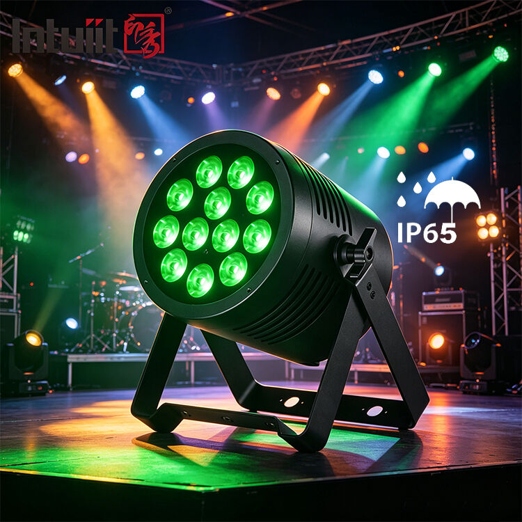 Éclairage extérieur IP65 étanche 12x20W RGBWA UV 6 en 1 LED Par lumière professionnelle DMX DJ éclairage de scène lavage pour spectacle de mariage disco