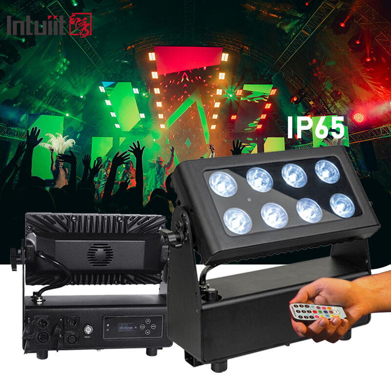 8x15W LED à piles projecteur extérieur sans fil RGBW 4in1 Rechargeable vers le haut Par Luces LED para Fiestas DJ