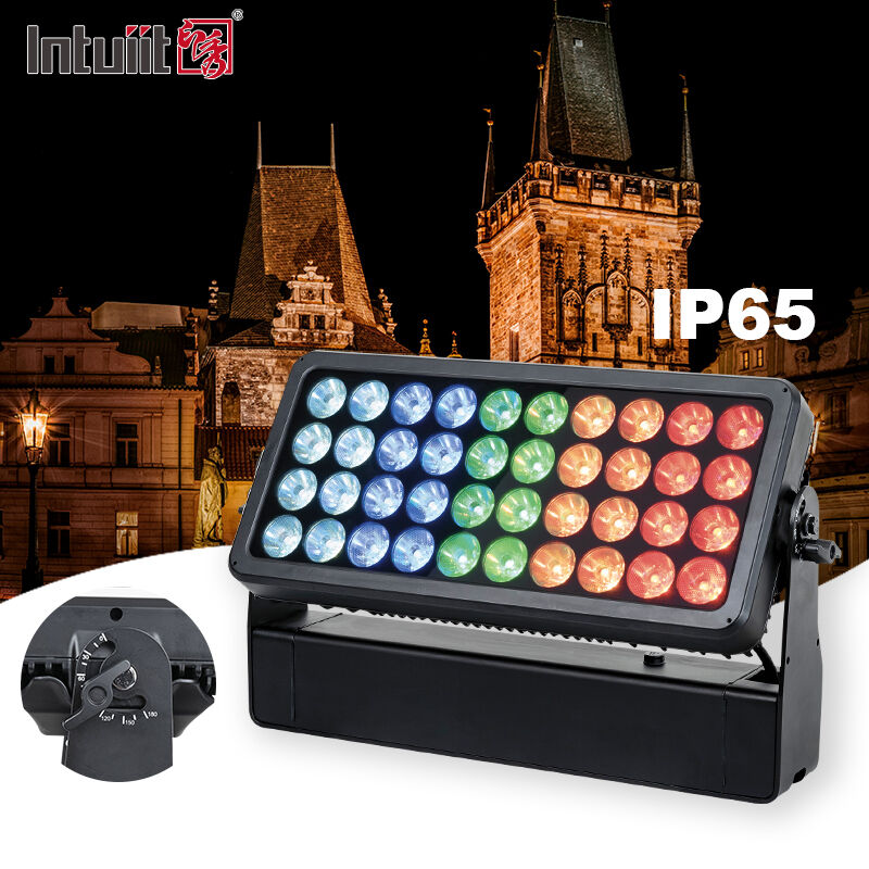 Professionnel de l'extérieur IP65 400W LED projecteur imperméable à l'eau RGBW 4in1 Architecture Laver la lumière pour le paysage de façade du bâtiment