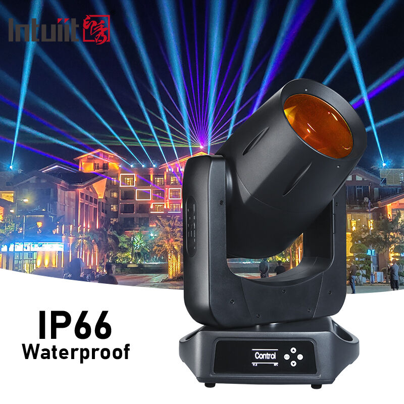 IP66 imperméable à l'eau 100W CMY Laser Head Light Ultra étroit 0,8 degré angle de faisceau éclairage de scène extérieur DMX512